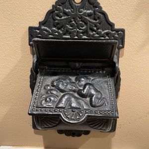 Antique match holder